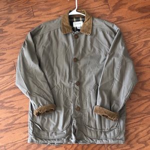 Vintage J Crew coat with corduroy collar